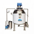 100l 1000l 2000l Stainless Steel Emulsifying Homogenizer Tank blending tank Elec 5