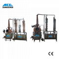  Factory Price 200L 500L 1000L Alcohol Distillation Plant Equipment Copper Still 2