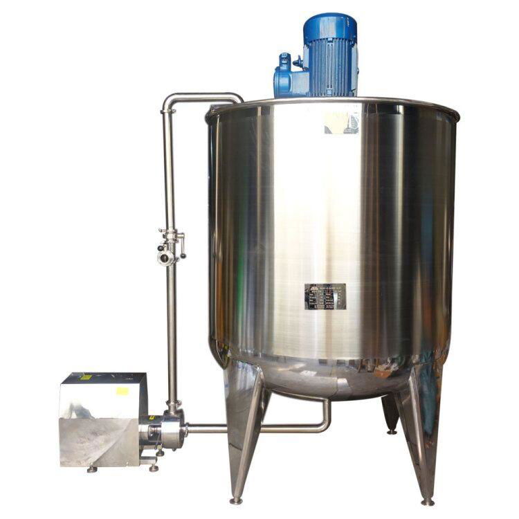 Stainless steel magnetic mixing tank with agitator  4