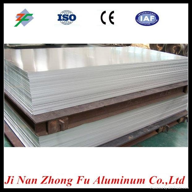 Supply 3003 aluminum sheet with blue pvc film in chinese factory 3
