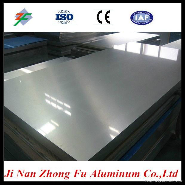 Supply 3003 aluminum sheet with blue pvc film in chinese factory 4