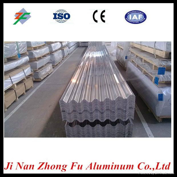 Building Material Trapezoidal Corrugated Aluminum Roofing Sheet With Competitive 2