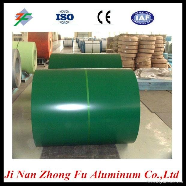 China professional manufacturer PE PVDF pre coated aluminium coil for Constructi