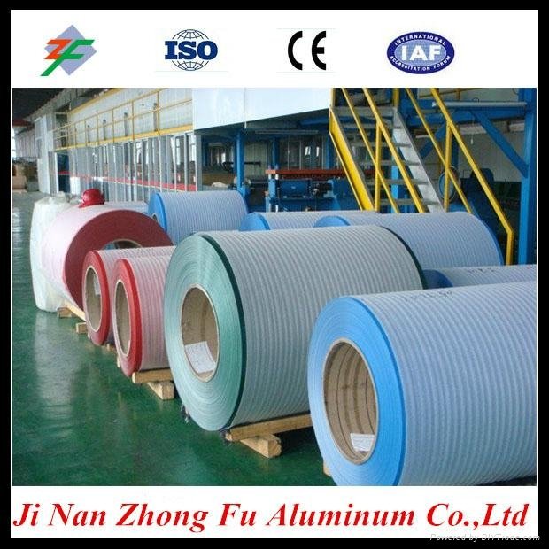 China professional manufacturer PE PVDF pre coated aluminium coil for Constructi 2