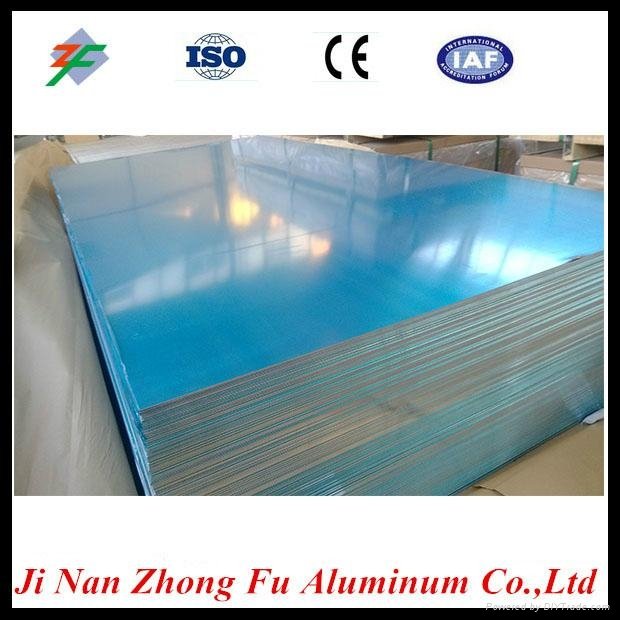 Blue PVC film coated aluminum flat sheet for different sizes 2