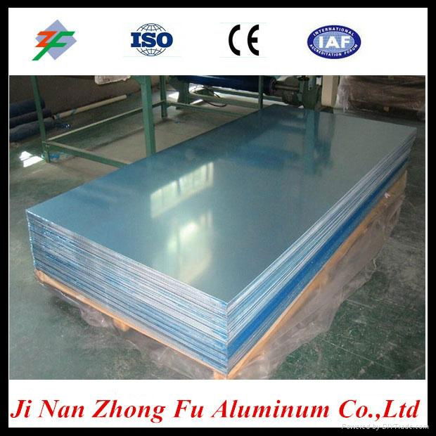 Blue PVC film coated aluminum flat sheet for different sizes 3