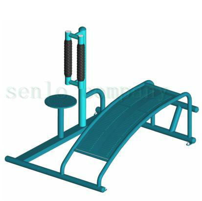 Outdoor fitness equipment elliptical cross trainer 5