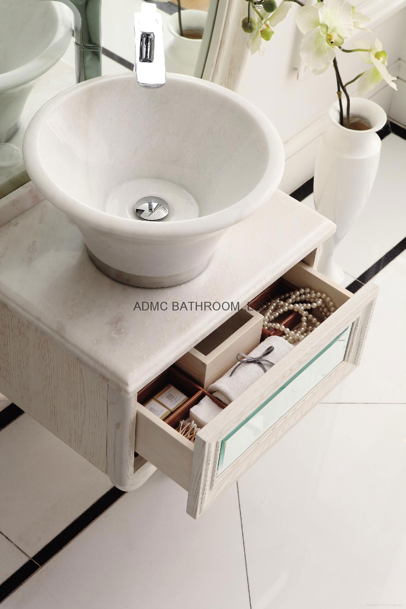 High end solid wood bathroom H23 ADMC (China Manufacturer