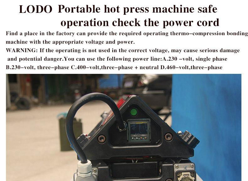 LODO All-in-one Air Cooling Press Machine For Conveyor Belt 4