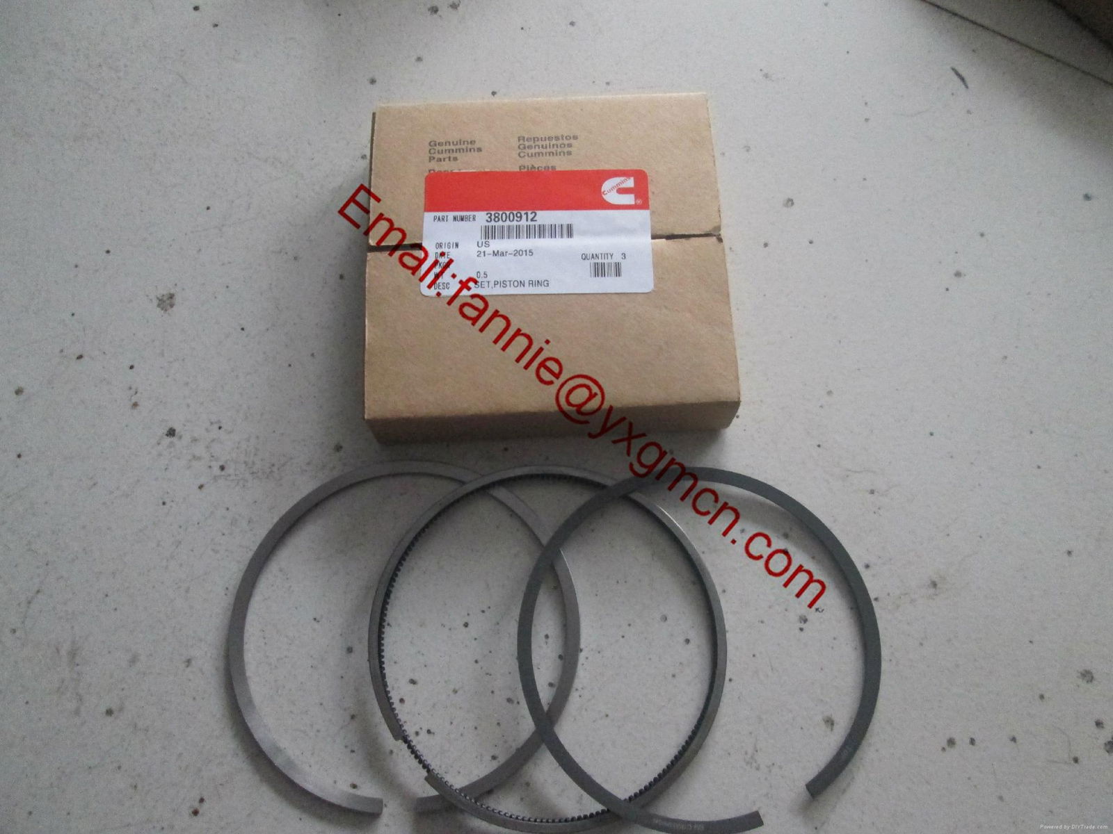 cummins piston ring K19 4