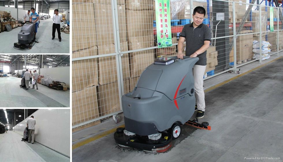 濟南駕駛式洗地機 濟南全自動洗地機 掃地車 3