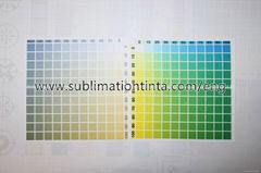 Sublimation heat transfer offset ink