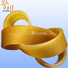 Translucent PU v-ribbed belt 