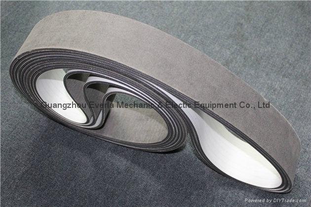 PVC conveyor belt surface with felt 2
