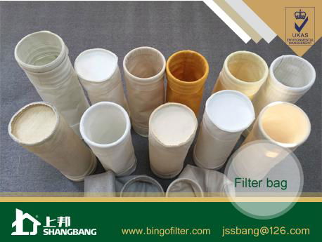 Industrial dust filter bag pluse jet bag for dust collector