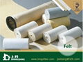 Industrial dust filter media PE needle felt for pulse jet 1