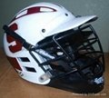 Stanford Lacrosse Helmet Cascade Game Used with Chin Strap  5