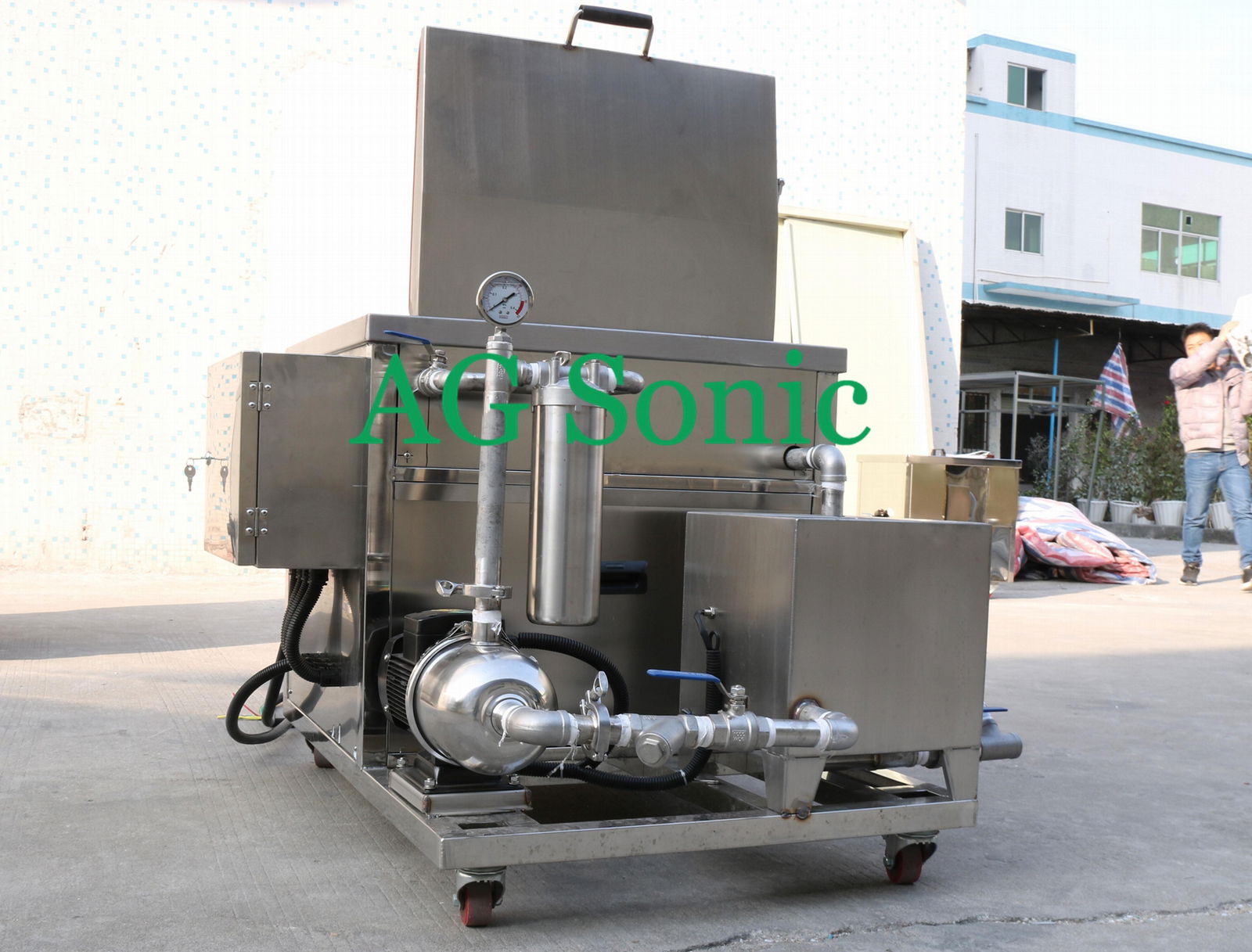 Radiator and Aluminum Oil Cooler Industrial Ultrasonic tank with filter