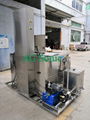 Wheel hub ultrasonic cleaning system with lift