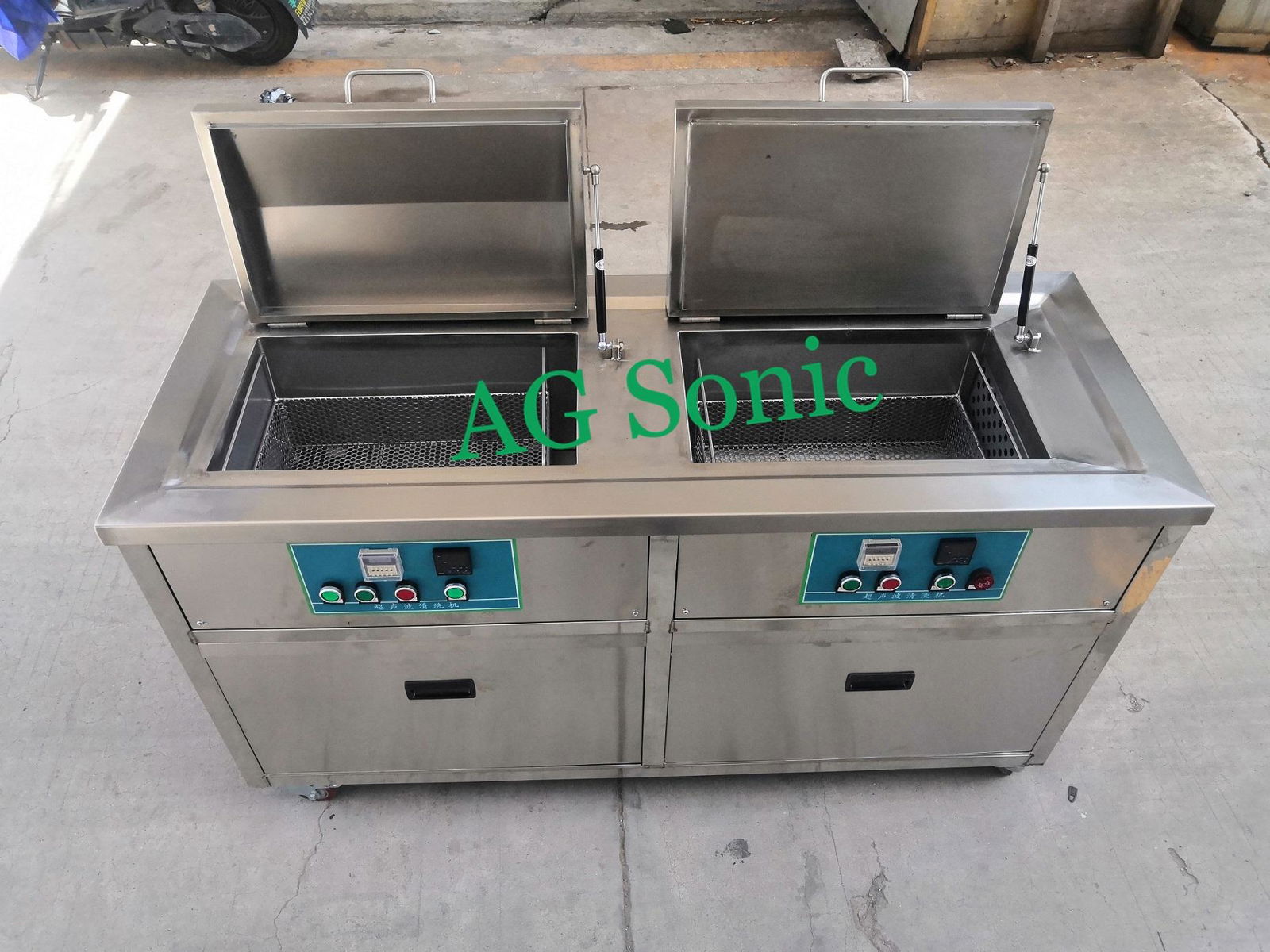 Mold and die casting parts ultrasoinc cleaner with dryer 3