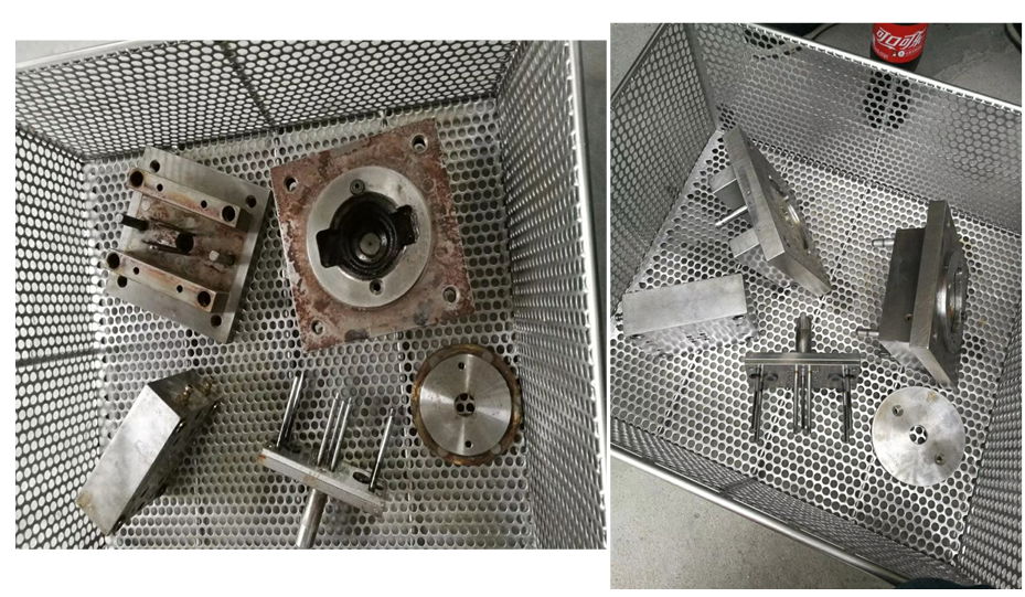 Mold and die casting parts ultrasoinc cleaner with dryer 4