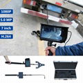 2m telescopic pole dual 1080P digital HD mini under vehicle inspection camera 1