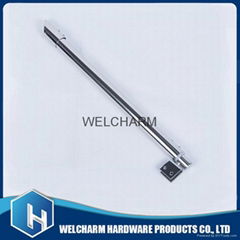 Bathroom glass door glass fixed pull rod