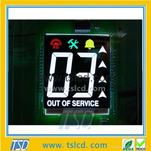 Custom lcd display module with VA glass for elevator TSP002A TSD