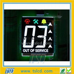 Custom lcd display module with VA glass for elevator