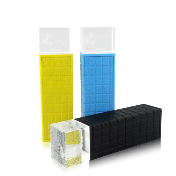 iMCO Water Cube Crystal Design Bluetooth Speaker Colorful Flash LED Wireless