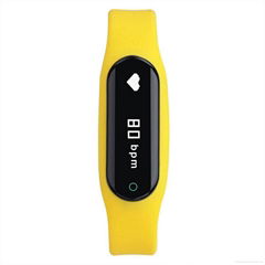 Heart-rate Monitor Bluetooth Smart Bracelet Wristband for Android Smart Phones