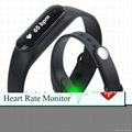 Heart-rate Monitor Bluetooth Smart Bracelet Wristband for Android Smart Phones 3