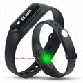 Heart-rate Monitor Bluetooth Smart Bracelet Wristband for Android Smart Phones 5