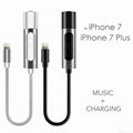 Lightning 2-in-1 Charge Earphone Audio Plug Adapter for iPhone 7 & iPhone 7 Plus 5