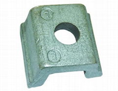 Railway clip plate