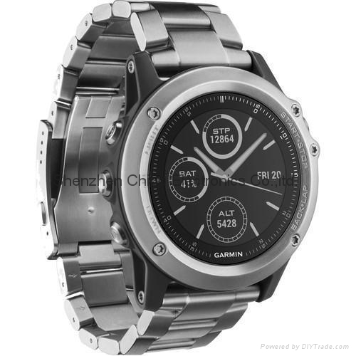 GARMIN Fenix 3 Sapphire TITANIUM Watch GPS Sport Triathlon Fitness Running 