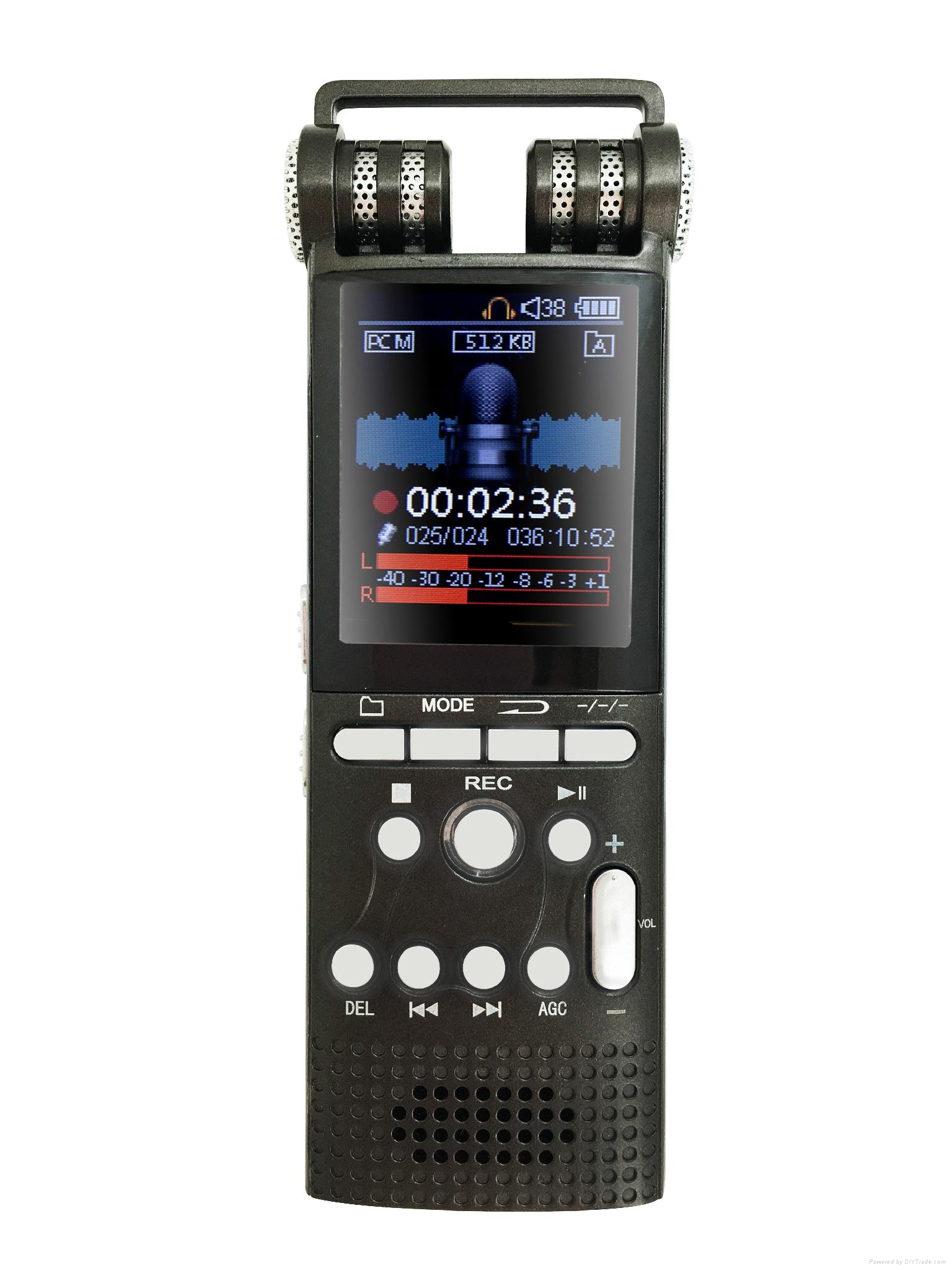 2016 new professional digital voice recorder with real PCM noise