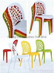 Plastic Modern Chair restaurant cafe dinning living outdoor