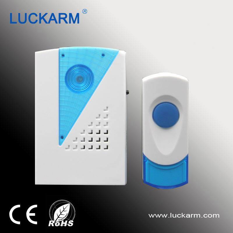 IP44 waterproof button China wireless doorbell door chime D006 2