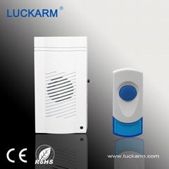 luckarm battery wireless remote control musical doorbell