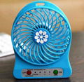 3 speed control portable electric led mini USB desk fan for student 4