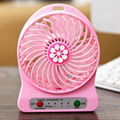 3 speed control portable electric led mini USB desk fan for student 3