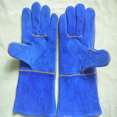 AB GRADE cow split leather heat resistant safety welding gloves 