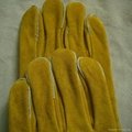 Reinforcement leather industrial welding gloves for welders 4