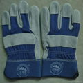 safety leather mechanic working gloves / cut resistant gloves 2