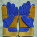 high quality good price cow split leather working gloves for rigger 1