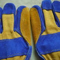 high quality good price cow split leather working gloves for rigger 3