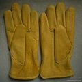 New products cow full grain leather drivers gloves safety protective driving glo