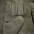 cow grain leather bus drivers driving gloves safety and protective gloves 2