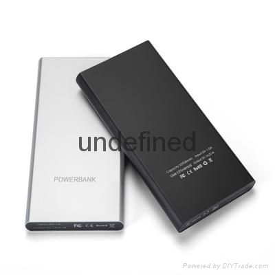 Newest 12000mAh Slim Power Bank With Dual INPUT&Dual OUTPUT